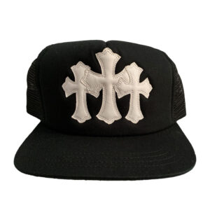 Chrome Hearts Cemetery Trucker Hat – Black
